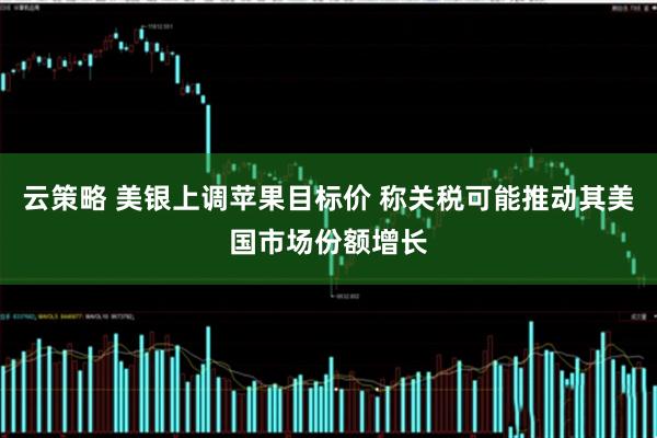 云策略 美银上调苹果目标价 称关税可能推动其美国市场份额增长